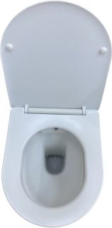 Унитаз подвесной Laguraty 038 B безободковый с функцией биде мрамор